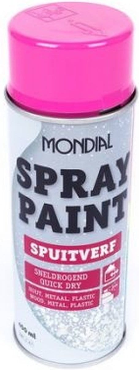Hoogglans Spray Paint - Mondial - Kwaliteitslak Roze | RAL 4003