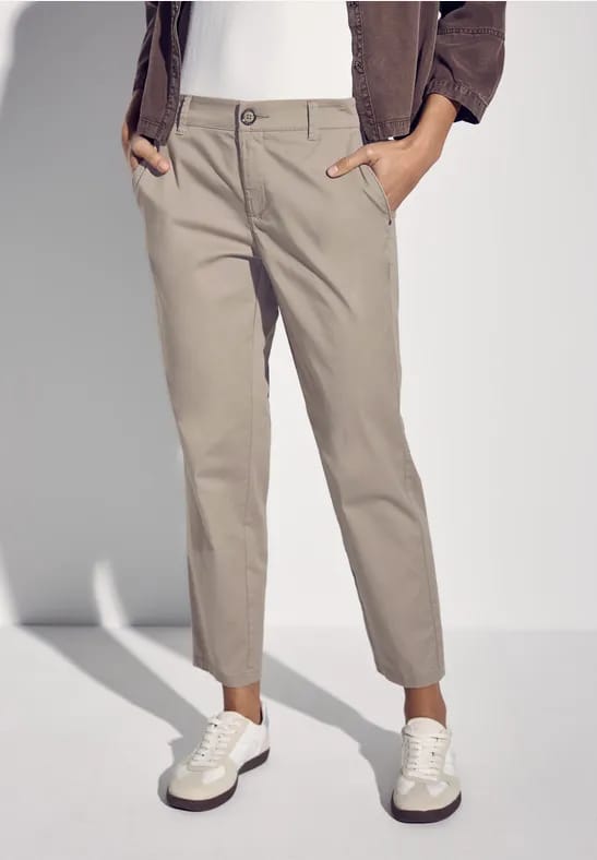 Zachte keperstof chino
