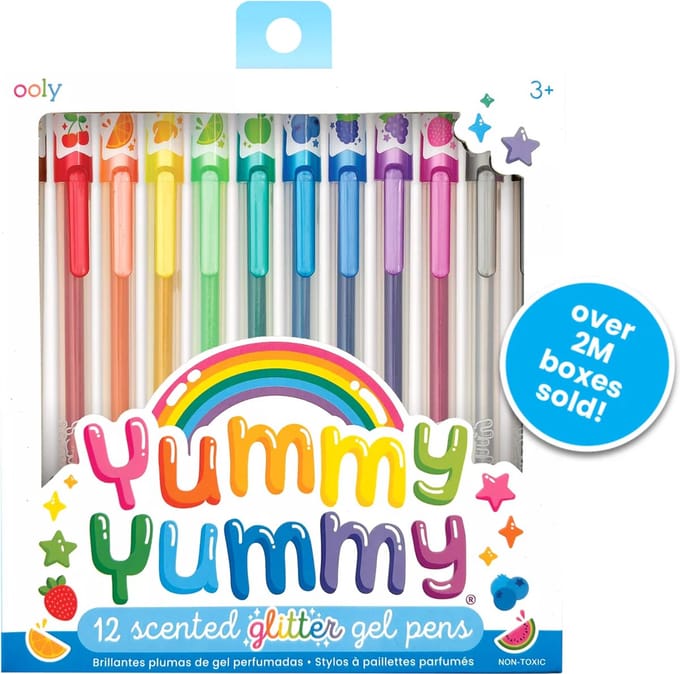 Ooly - Yummy Yummy - 12 Gelpennen met fruitgeuren