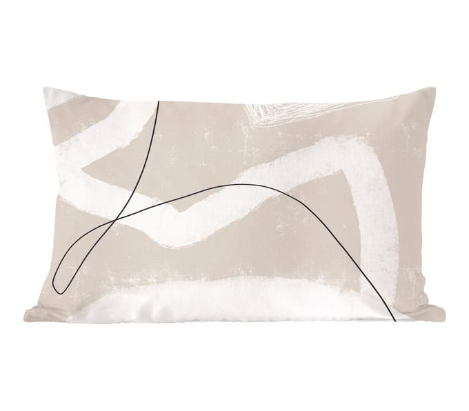 Sierkussens - Kussentjes Woonkamer - 60x40 cm - Lijn - Abstract - - Design