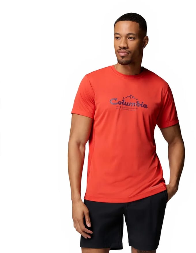 Columbia Zero Rules™ Light T-shirt Met Korte Mouwen Oranje 2XL Man