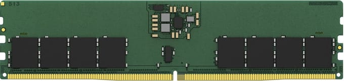 Kingston ValueRAM Clocked (CUDIMM) DDR5-6400 - 32GB - CUDIMM - CL52 - Single Channel (1 pcs) - Groen