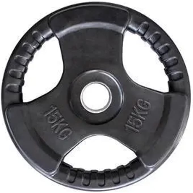Olympische Halteringschijf Rubber 15kg HMS TOK15