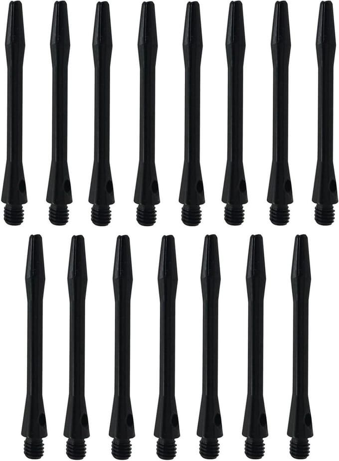 15 stuks aluminium dartshafts, 2BA 45 mm dart shafts, universele schroefdraad.