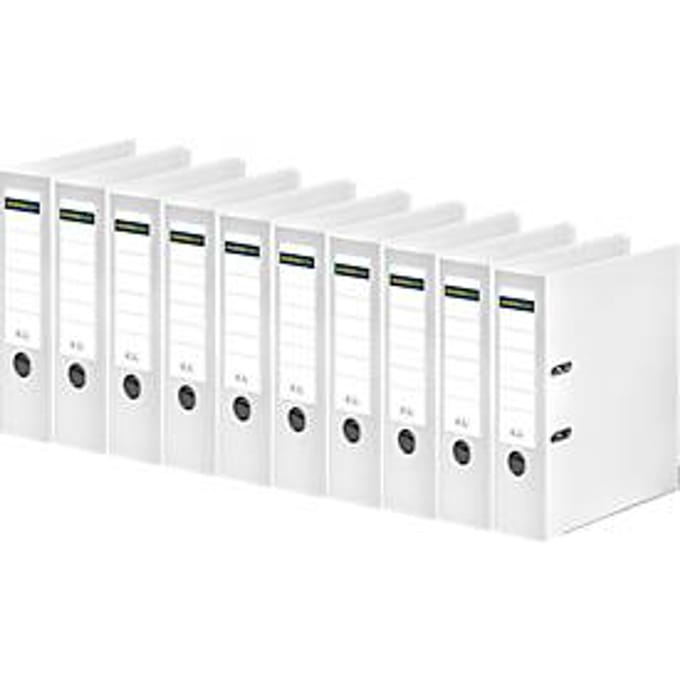 Schäfer Shop Select  ordner, A4, rugbreedte 80 mm, 10 stuks, wit