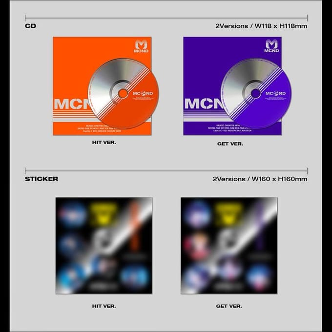 MCND [MCND AGE] 2e Mini Album Random Ver,No poster purple