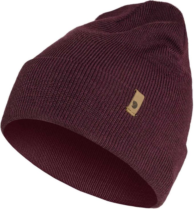 Fjällräven Classic Knit Hat Unisex - Dark Garnet