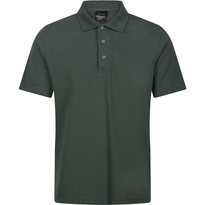 Regatta Heren Pro 65/35 Poloshirt met korte mouwen (Donkergroen)