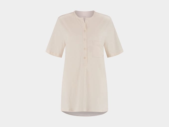Yumeko pyjama t-shirt dames jersey sunrise wit m