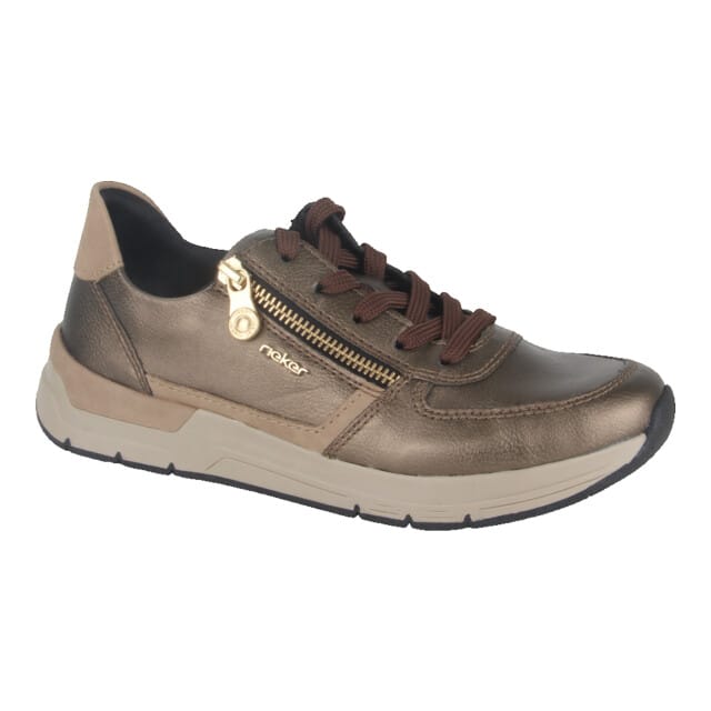 Rieker Sneakers - Dames - Goud - Maat:43