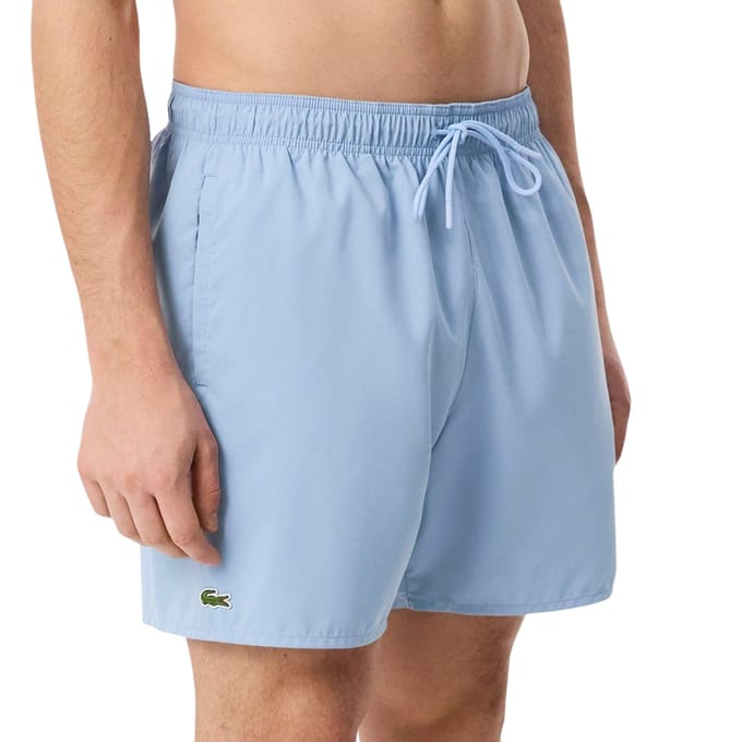 Lacoste Zwembroek Lichtblauw - Maat L - Heren