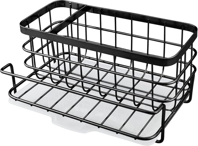 Keukenorganizer voor Gootsteen - Roestvrij Staal, Sponshouder en Accessoires Set