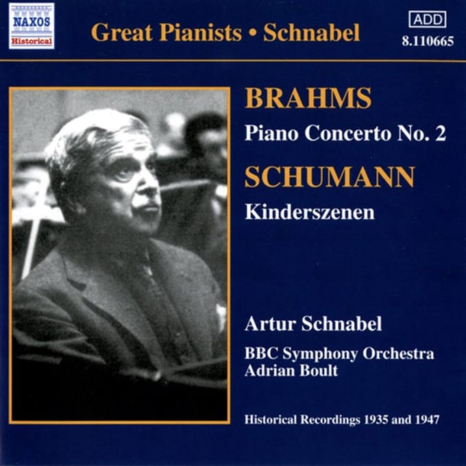 Artur Schnabel - Brahms: Piano Concerto 2 & Kinderszenen (CD)