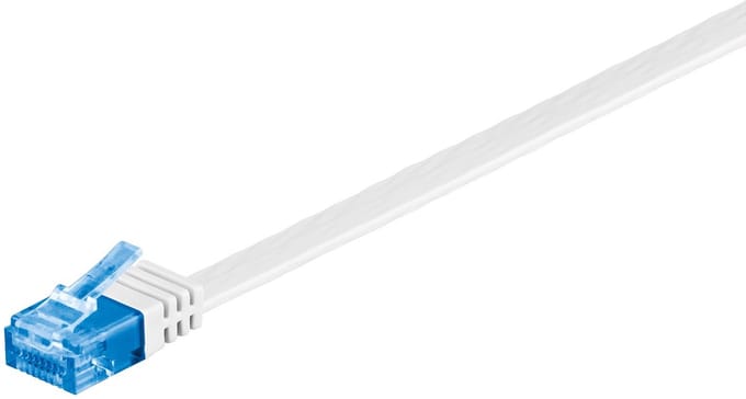 Wentronic CAT6A Netwerkkabel - RJ45 - Wit - 2 m