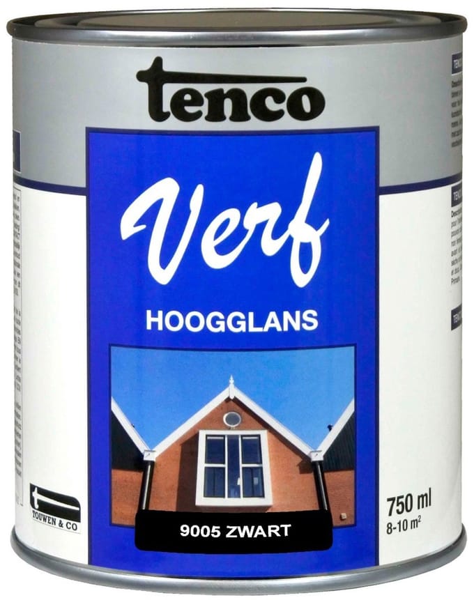 TENCO VERF HG ZWART 9005