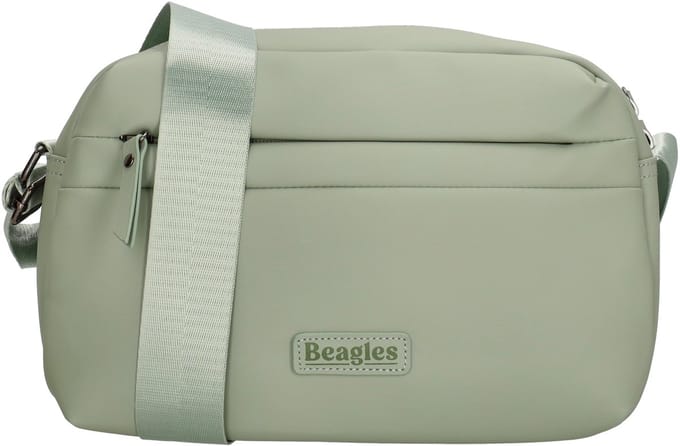 Beagles Nara Schoudertas Dames - Crossbodytas met verstelbare schouderband - Tas van Nylon en Polyester met ritssluiting - Mint