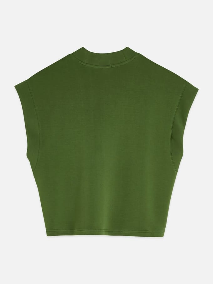 Scotch & Soda Tencel V-Neck Shortsleeved Sweatshirt