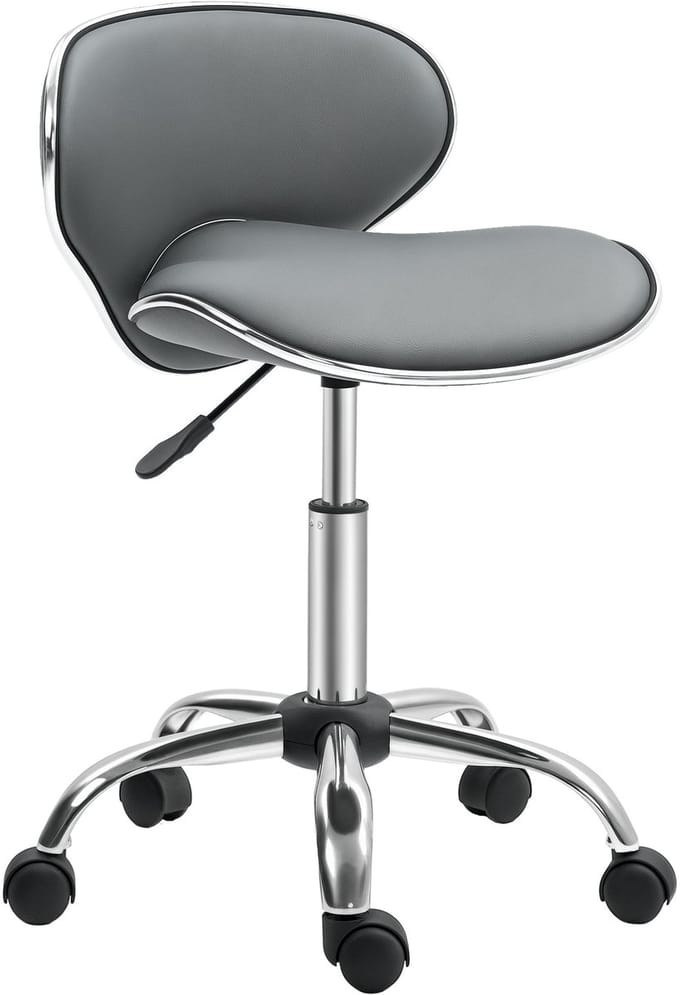 HOMCOM Loungekruk - Polyurethaan - 44x48x74cm - Grijs