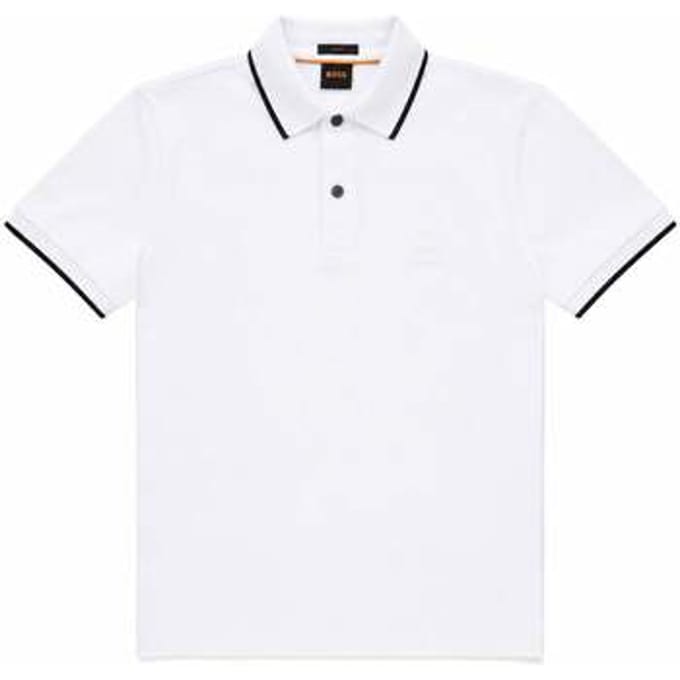 T-shirt BOSS Slim Fit Passertip Polo Shirt White