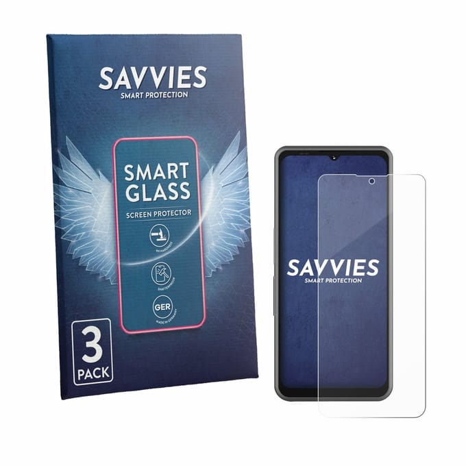 3 Stuks Savvies Screenprotector - geschikt voor Sonim XP Pro E - beschermfolie glas transparant