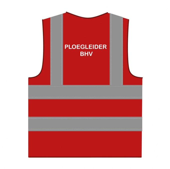 Ploegleider BHV hesje RWS rood