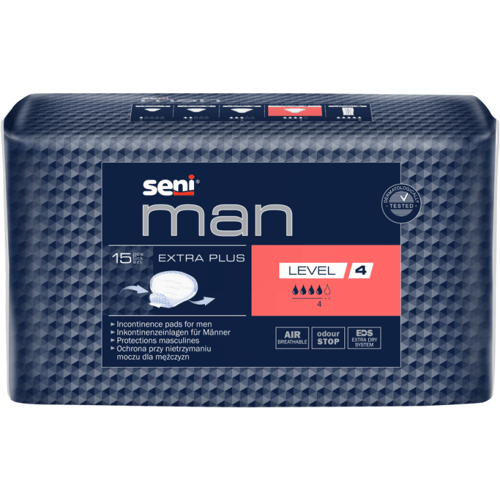 Seni Man Extra Plus Level 4 - 12 pakken van 15 stuks