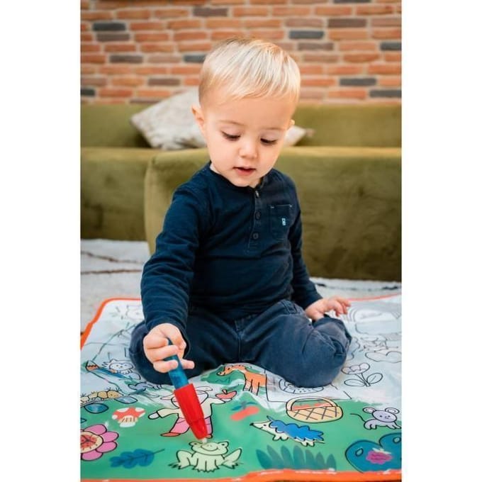 Creatieve activiteit - NATHAN - Coloréo Baby - Kleuren met water, mat en geschikte stiften