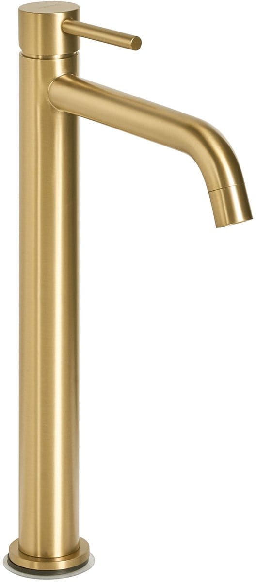 SALINAS - Enkele wastafelkraan - Goud - 30 cm - Messing