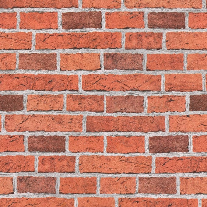 Bakstenen behang 779816-GU papier behang licht gestructureerd met natuur patroon mat rood grijs 5,33 m2