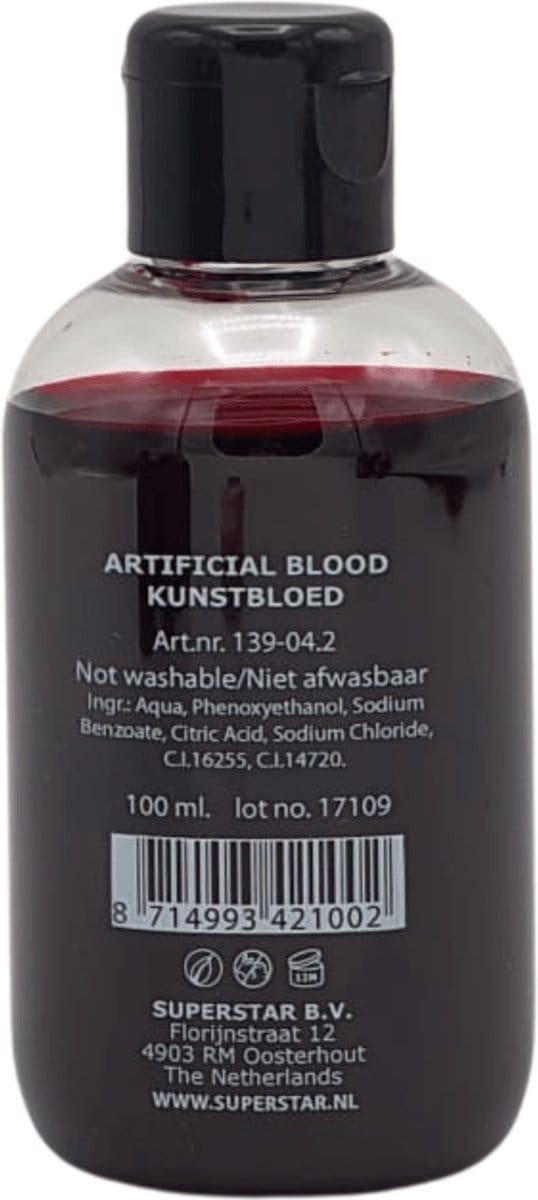 Superstar - Kunstbloed helder dun (100ml)