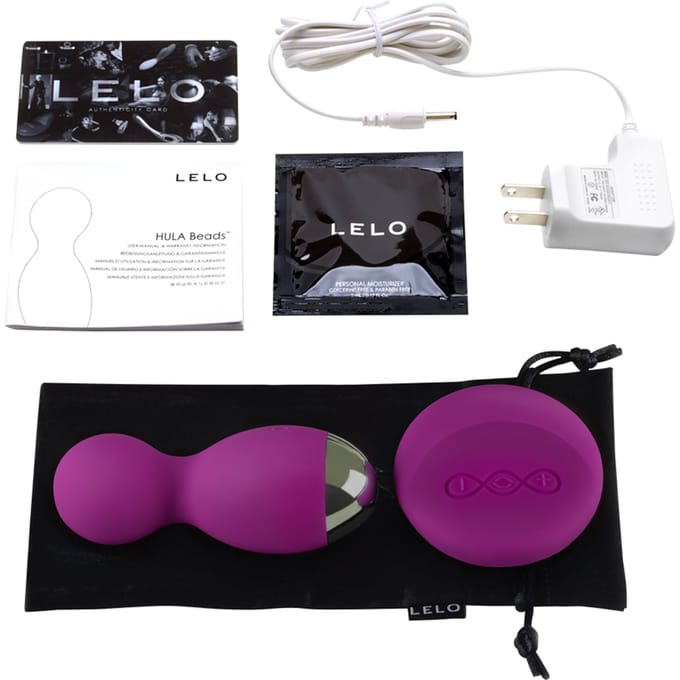 LELO HULA Beads – Kegel-Oefenkegels – Draaiend – Deep Rose