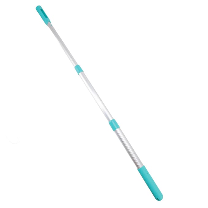 Perche télescopique de piscine à 3 sections, tige d'extension de piscine amovible en aluminium pour white