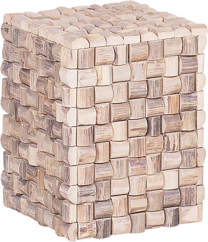 CAJEME - Bijzettafel - Lichtbruin - Teakhout