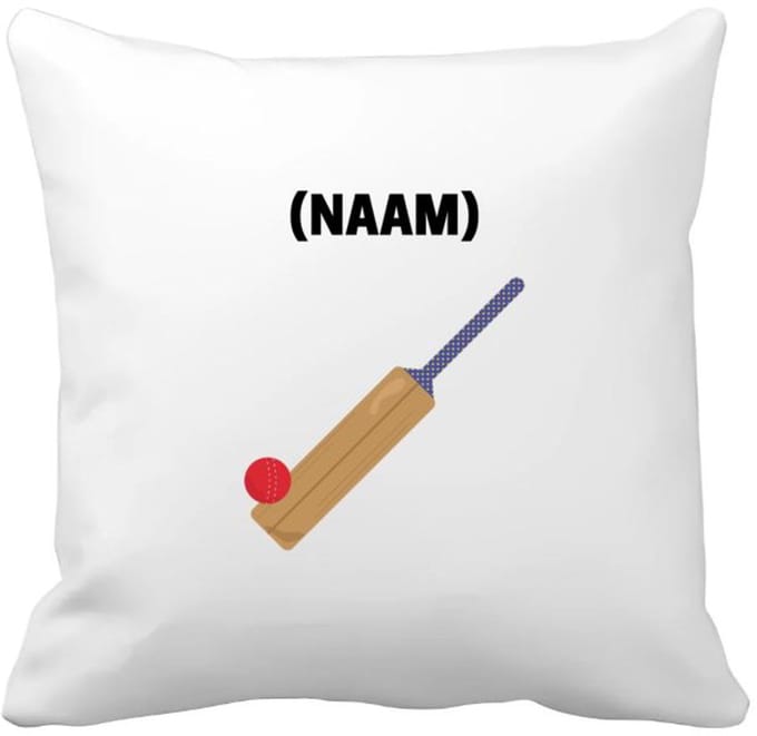 Akyol - cricket met eigen naam Kussen hoes - Cricket - cricketer - sport - 40 bij 40 cm