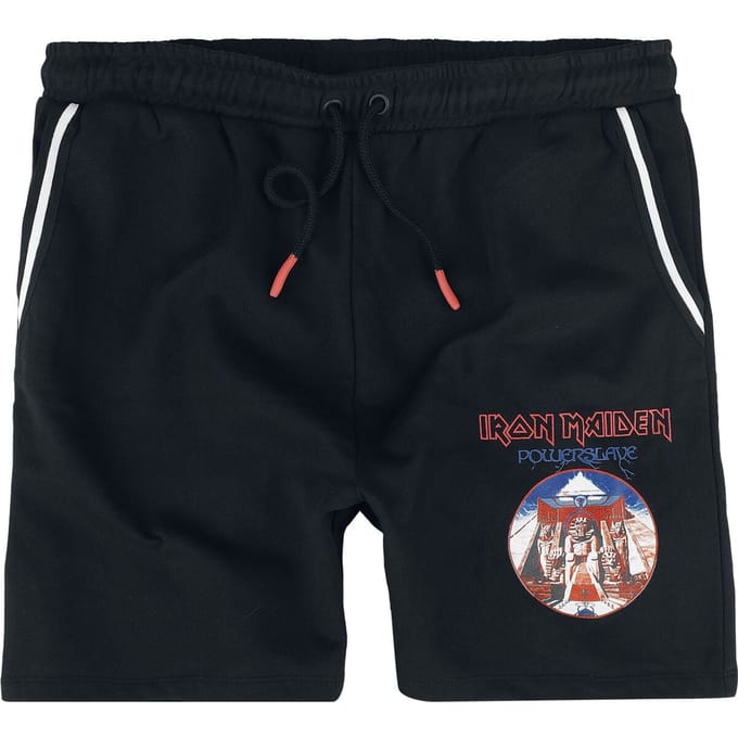 Iron Maiden Shorts - Powerslave - M tot XXL - voor Mannen - zwart