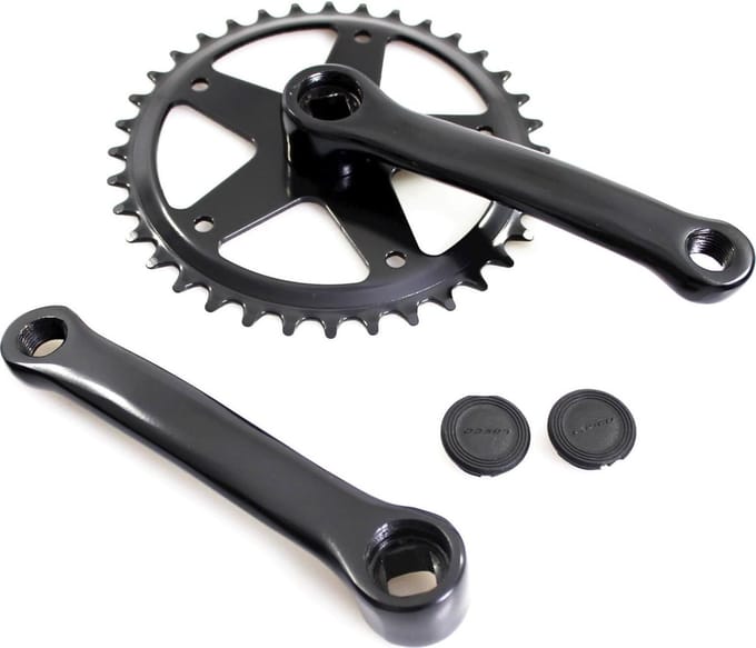 Kgs Crankstel 36t 127 Mm Zwart