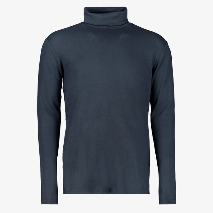 Mountain Peak heren thermoshirt met rollneck blauw - Maat M