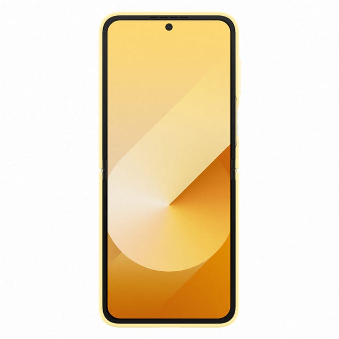 Samsung Galaxy Z Flip6 hoesje - Silicone Case - Geel