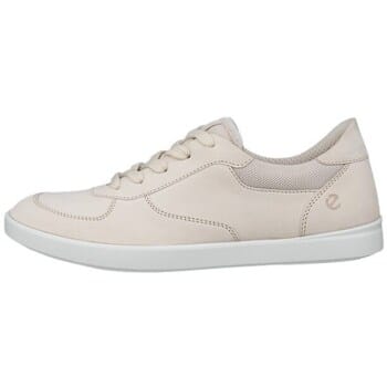 Ecco Leisure Sneakers Beige Leer - Dames