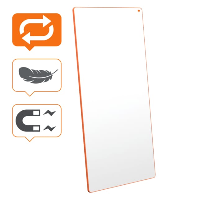 nobo Whiteboard (b x h) 90 cm x 180 cm Wit