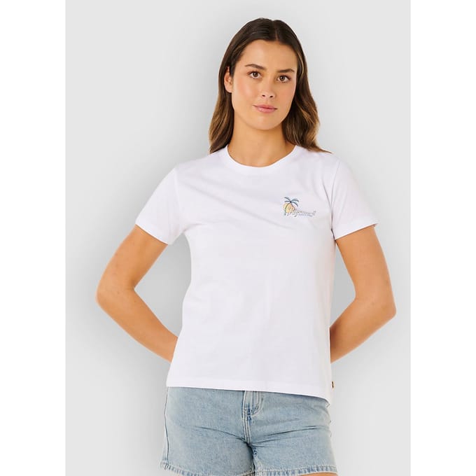 Rip Curl Tide Line Standard TEE - Optical White