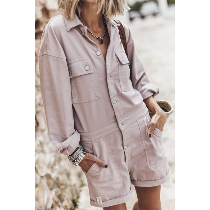 Mikuta The Pink Short Jumpsuit Pink Taglia: L | Tute Outlet | Donna | Rosa