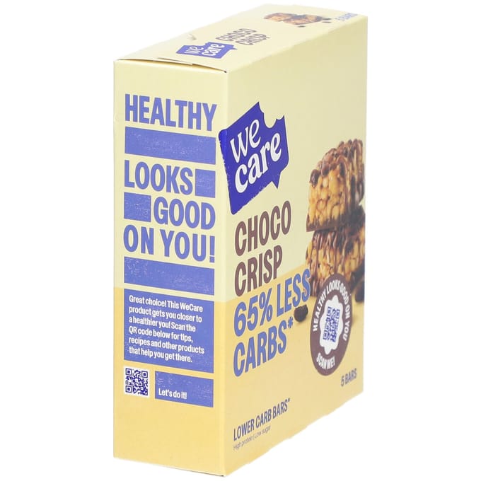 WeCare - Lower Carb - Bar - Choco Crisp - 5 x 30 gr