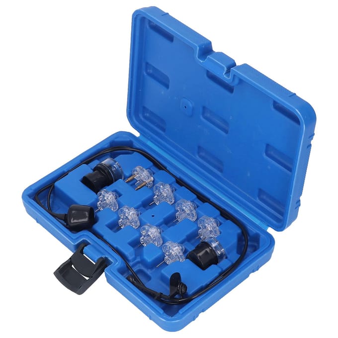 11 stuks Noid Light Set Brandstof Injector Tester Tool Professionele Auto Diagnostische Tool met Opbergdoos blue