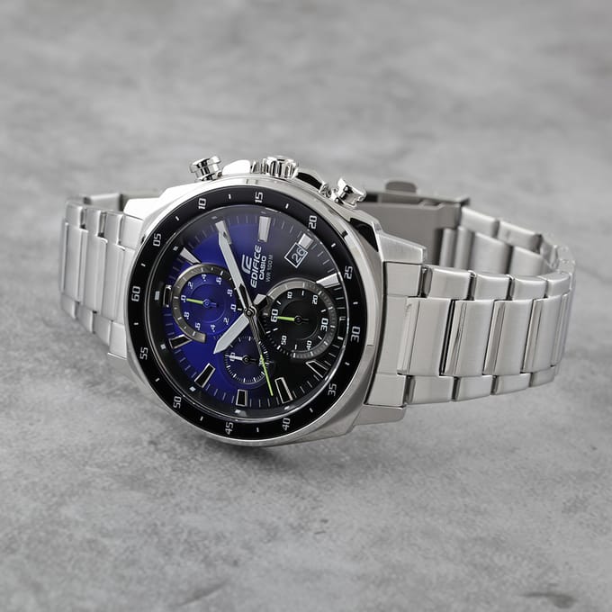 Casio Edifice EFV-600D-2AVUEF Herenhorloge 41 mm - Zilverkleurig