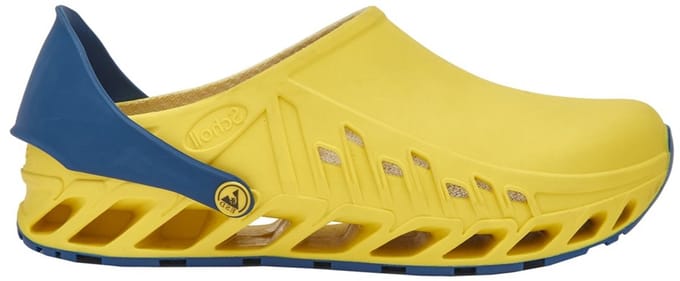 Scholl Medische Klomp Evoflex Tpr Unisex - Geel/Blauw