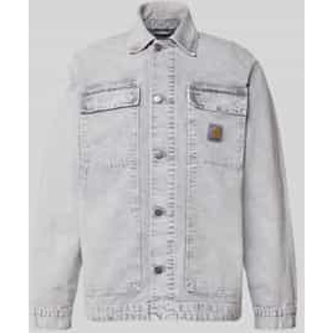 Jeansjack met klepzakken op de borst, model 'Arctic'