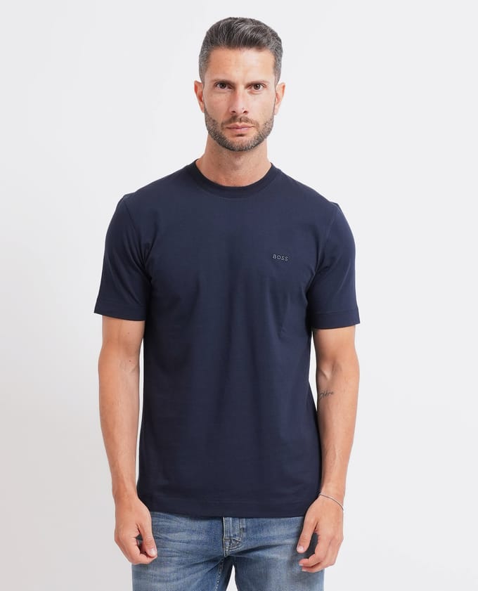 Regular fit t-shirt van puur katoen model 'Thompson 01'