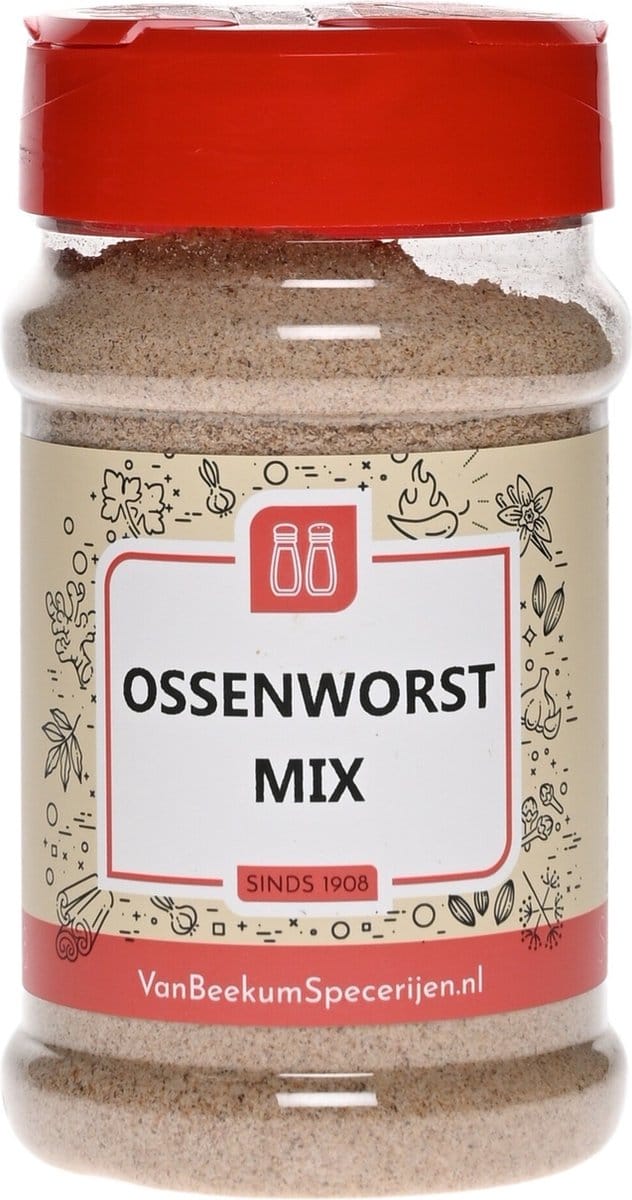 Van Beekum Specerijen - Ossenworst Mix - Strooibus 160 Gram