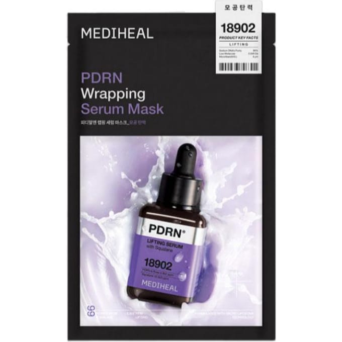 MEDIHEAL Wrapping Serum Masker 10 Stuks (6 soorten) PDRN black